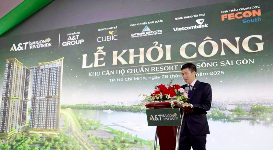 Lễ khởi công dự án căn hộ A&T Sài Gòn Riverside