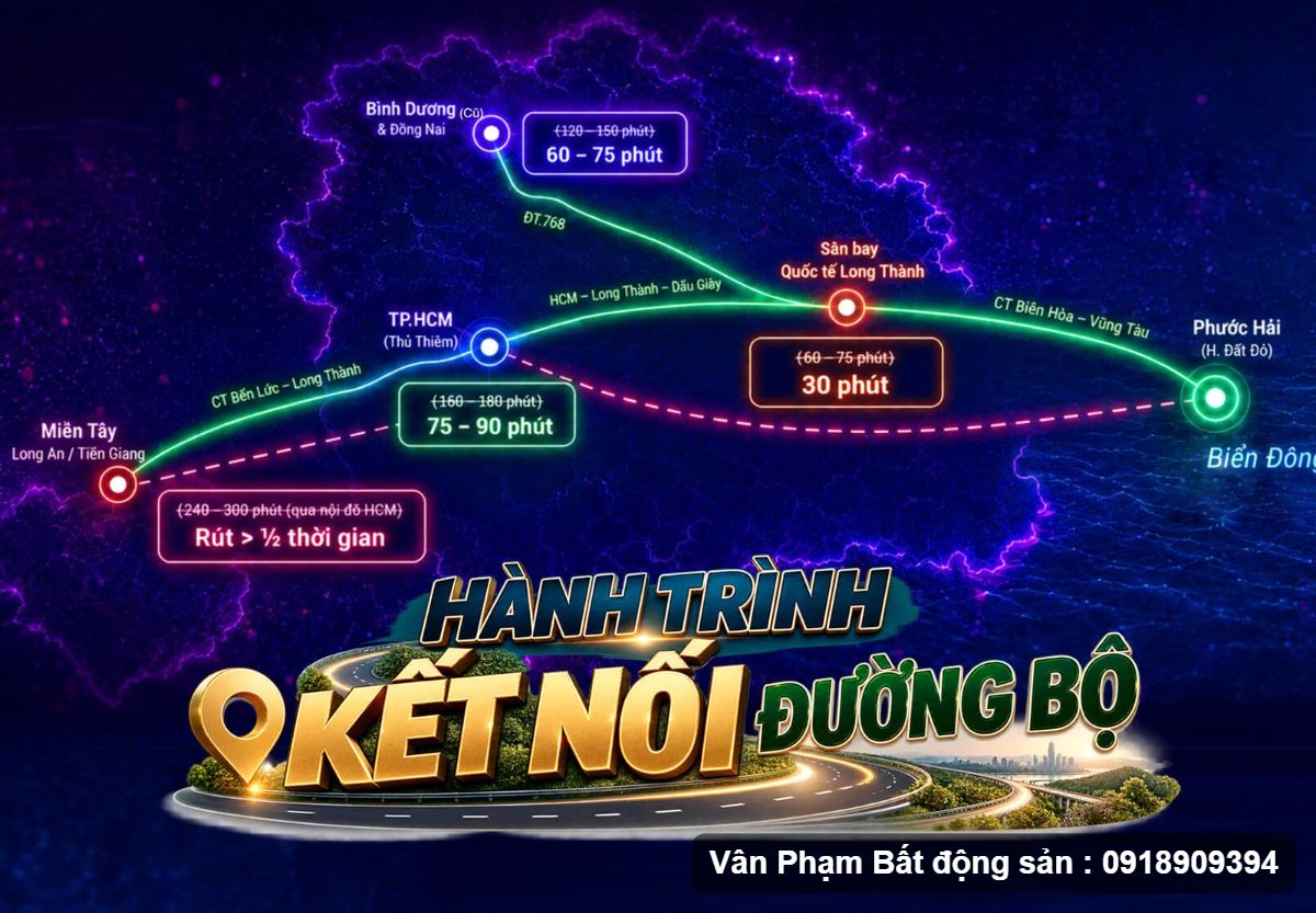 Cao tốc Biên Hòa – Vũng Tàu kết nối TP.HCM, sân bay Long Thành với Phước Hải
