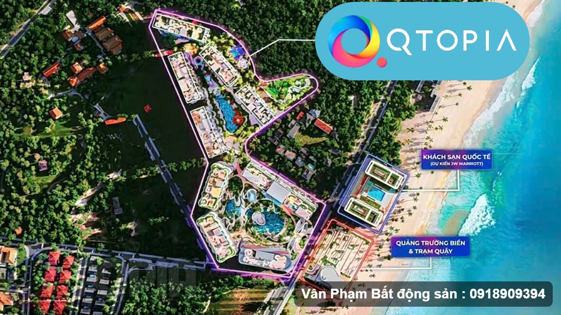 Mặt bằng tổng thể dự án Qtopia Phước Hải 7,3 ha