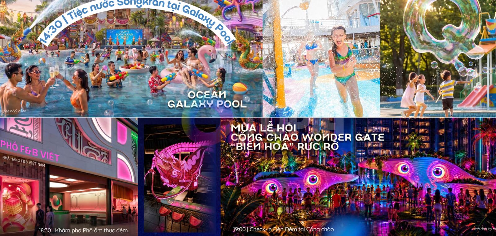 Ocean Galaxy Pool và lễ hội đêm tại Qtopia Vũng Tàu Ocean Galaxy Pool và lễ hội đêm tại Qtopia Vũng Tàu