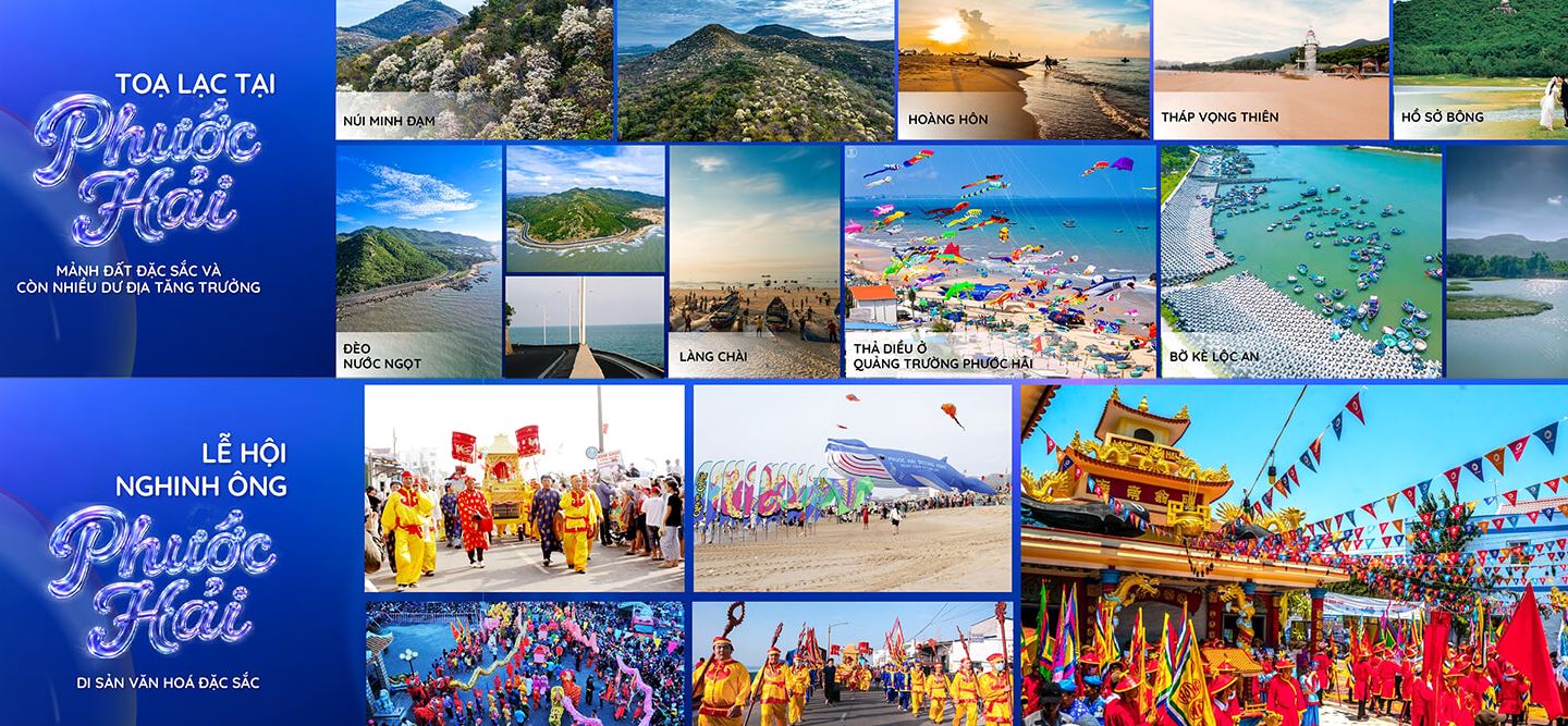 Cảnh quan Phước Hải và lễ hội Nghinh Ông gần dự án Qtopia Cảnh quan Phước Hải và lễ hội Nghinh Ông gần dự án Qtopia