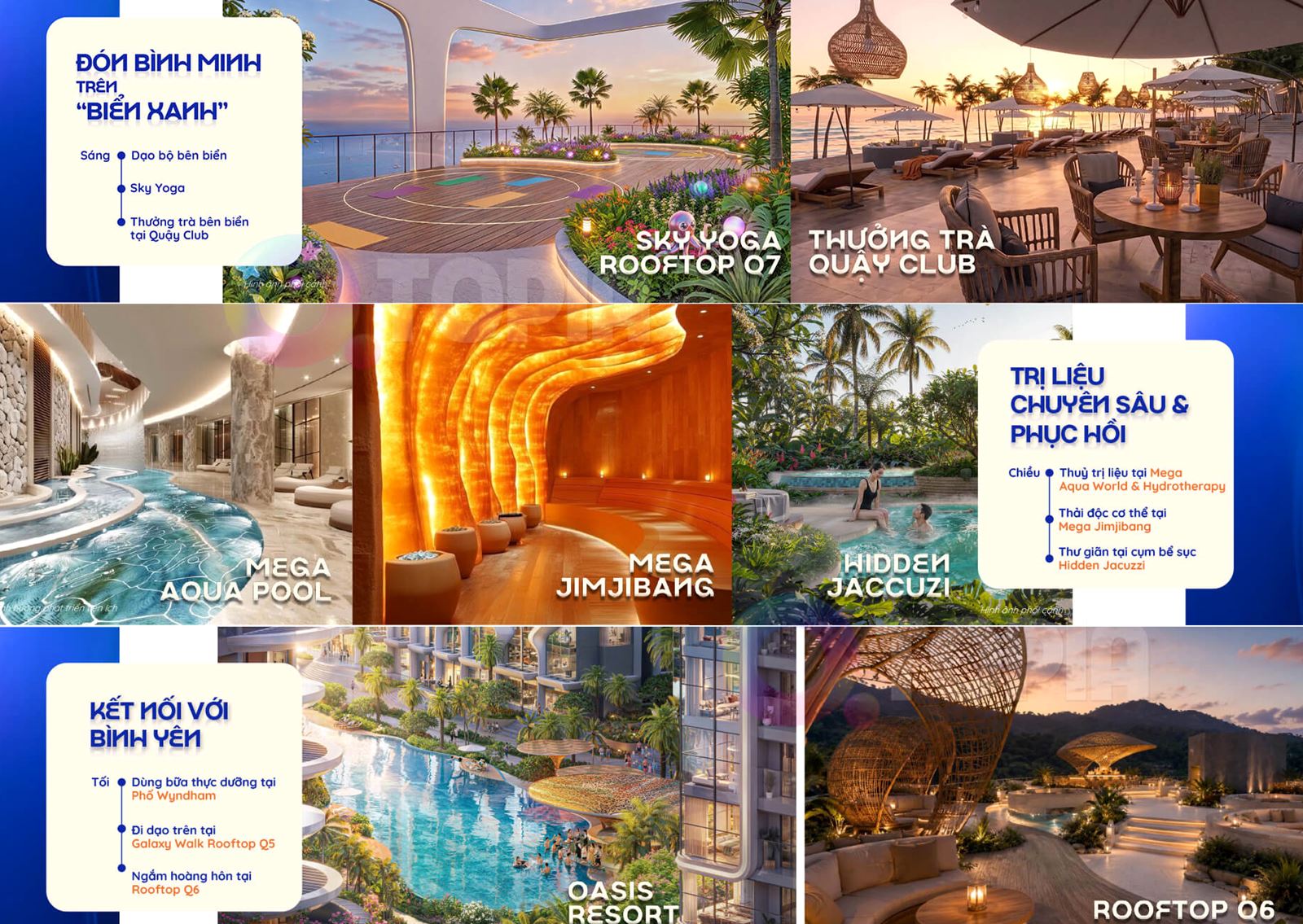 Sky Yoga rooftop, Mega Aqua Pool và Mega Jimjibang tại Qtopia Vũng Tàu Sky Yoga rooftop, Mega Aqua Pool và Mega Jimjibang tại Qtopia Vũng Tàu