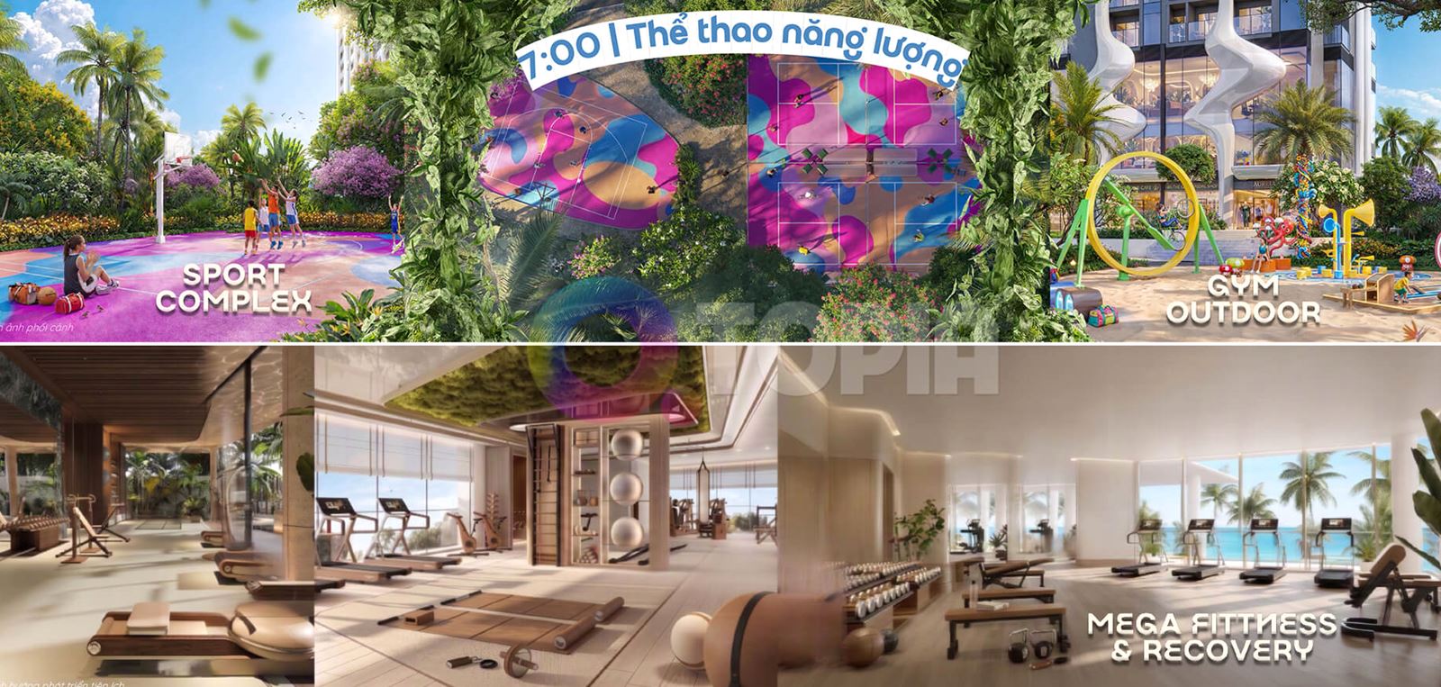 Sport Complex và khu gym ngoài trời tại Qtopia Vũng Tàu Sport Complex và khu gym ngoài trời tại Qtopia Vũng Tàu