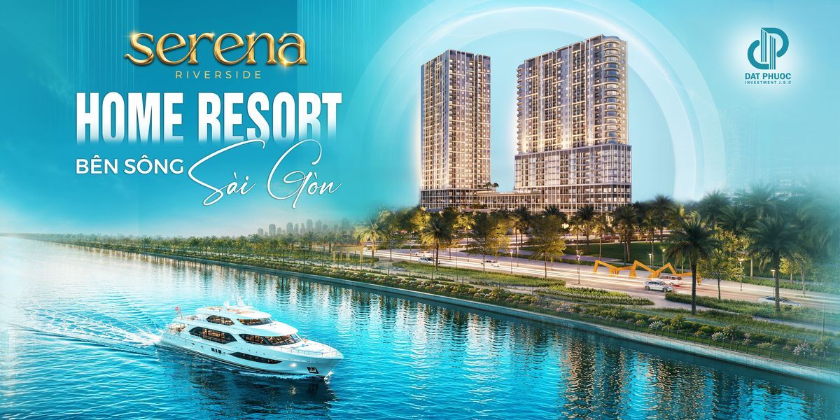 Phối cảnh Serena Riverside bên sông Sài Gòn