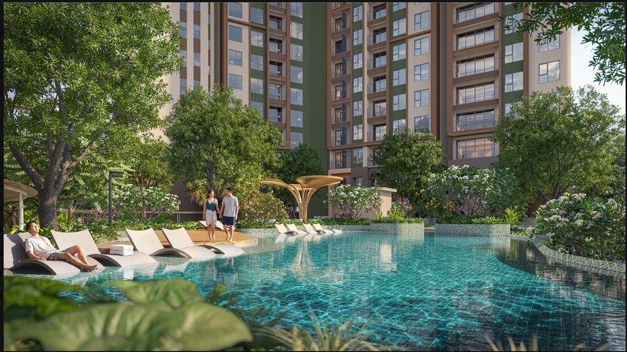 Hồ bơi nội khu Norton Park Gamuda Land