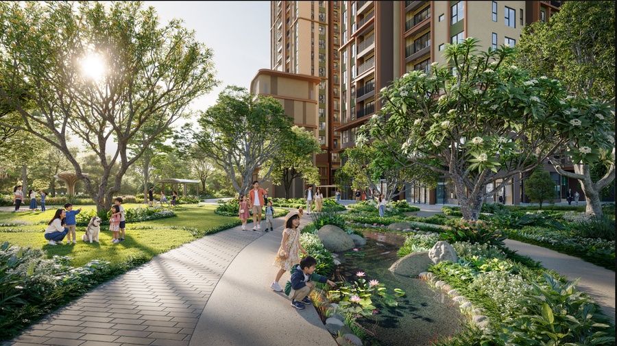 Vườn sinh thái nội khu Norton Park